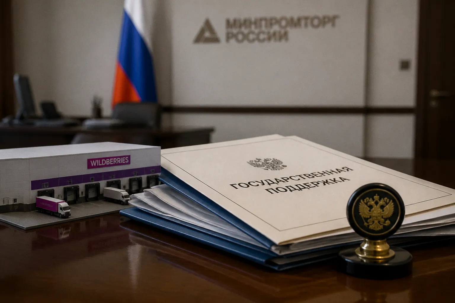Минпромторг рассматривает запросы селлеров о господдержке после пожаров на складах Wildberries